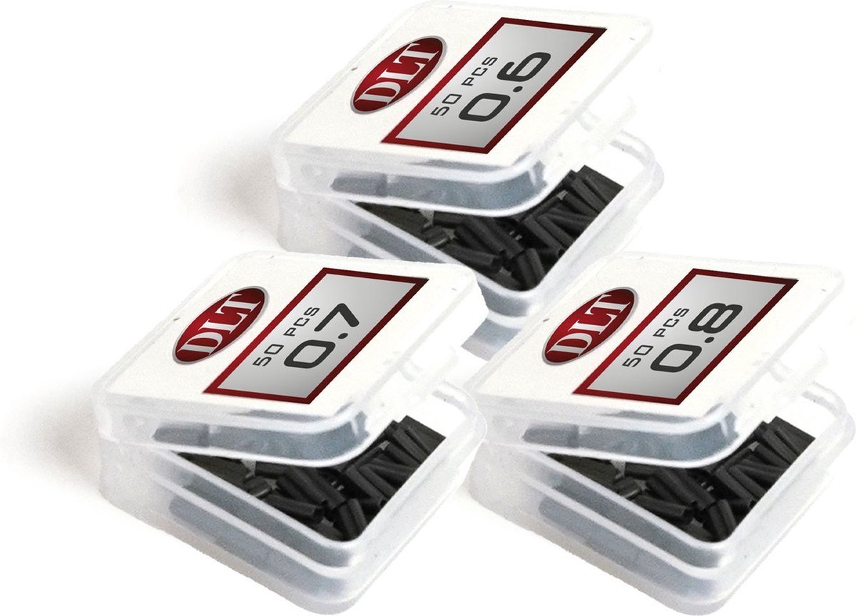 Jeu de pinces de décrochage DLT 2 pièces - Outil de crochetage à haute teneur en carbone - Pince à sertir Incl. Manchons - Pinces à sertir - Pinces à décrocher - Pinces pêche carnassiers - Acier Carbone