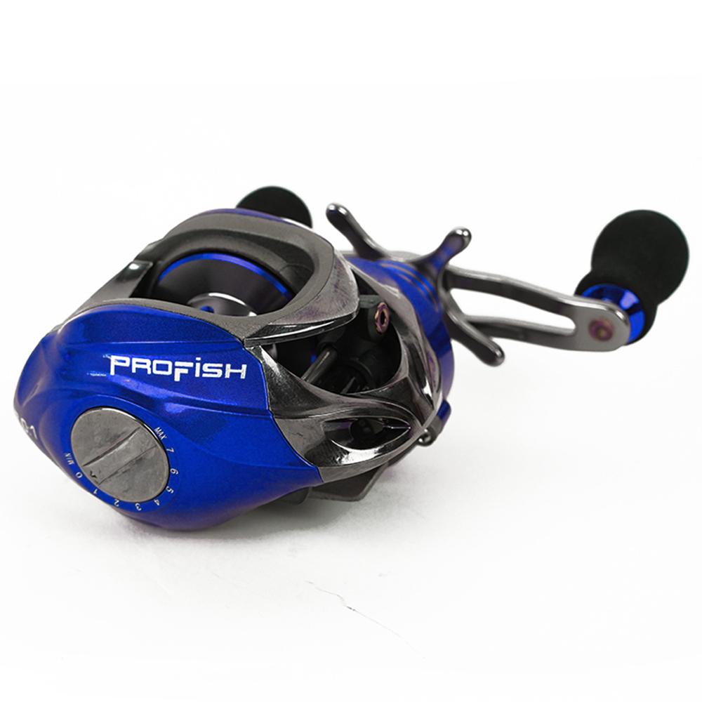 Profish Crius - Moulinet Baitcast LH ??- Rapport 7,0:1 - couleur bleu