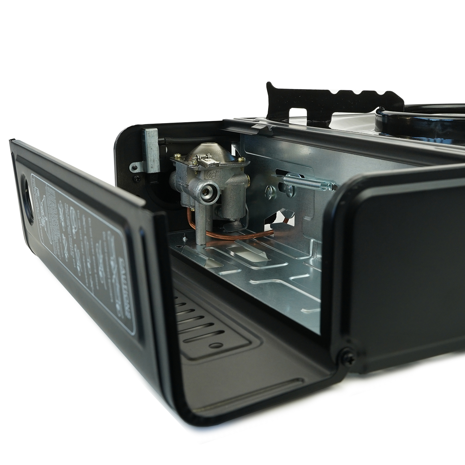 Eurocatch Réchaud et cuisinière à gaz - Ensemble de camping - 8 bonbonnes de gaz butane - Réchaud à gaz - Brûleur à gaz - Cuisinière - Chauffage