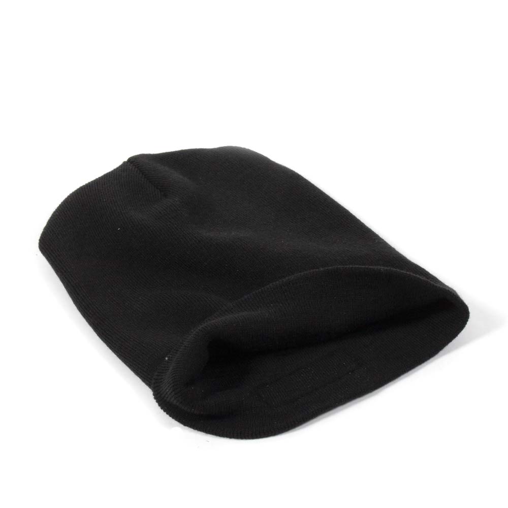 Black Knit Beanie - Bonnet