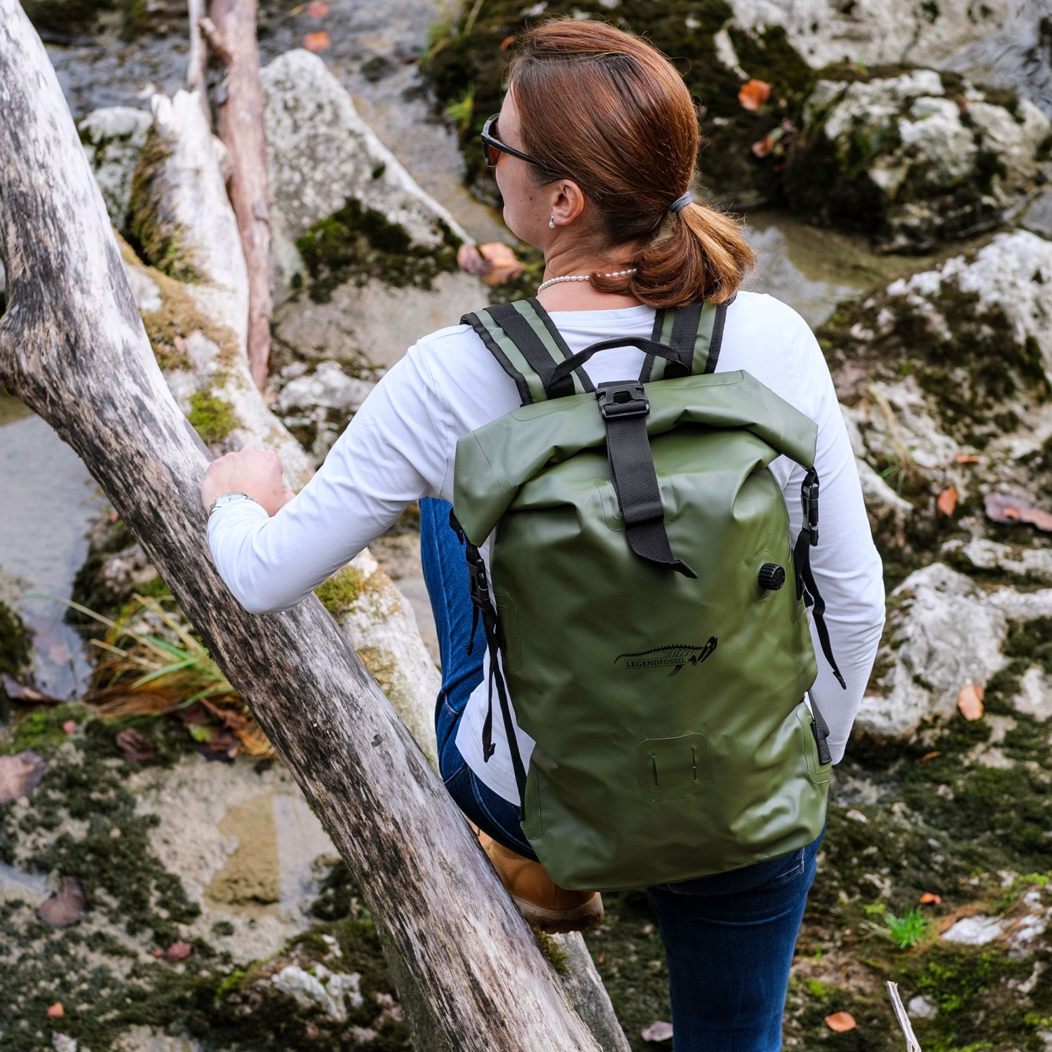 Legendfossil - Tarpaulin - Sac à dos Hunter Olive - 23L - Imperméable - Sac à dos - Sac à dos - Vert olive