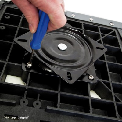 Platine rotative pour siège bateau