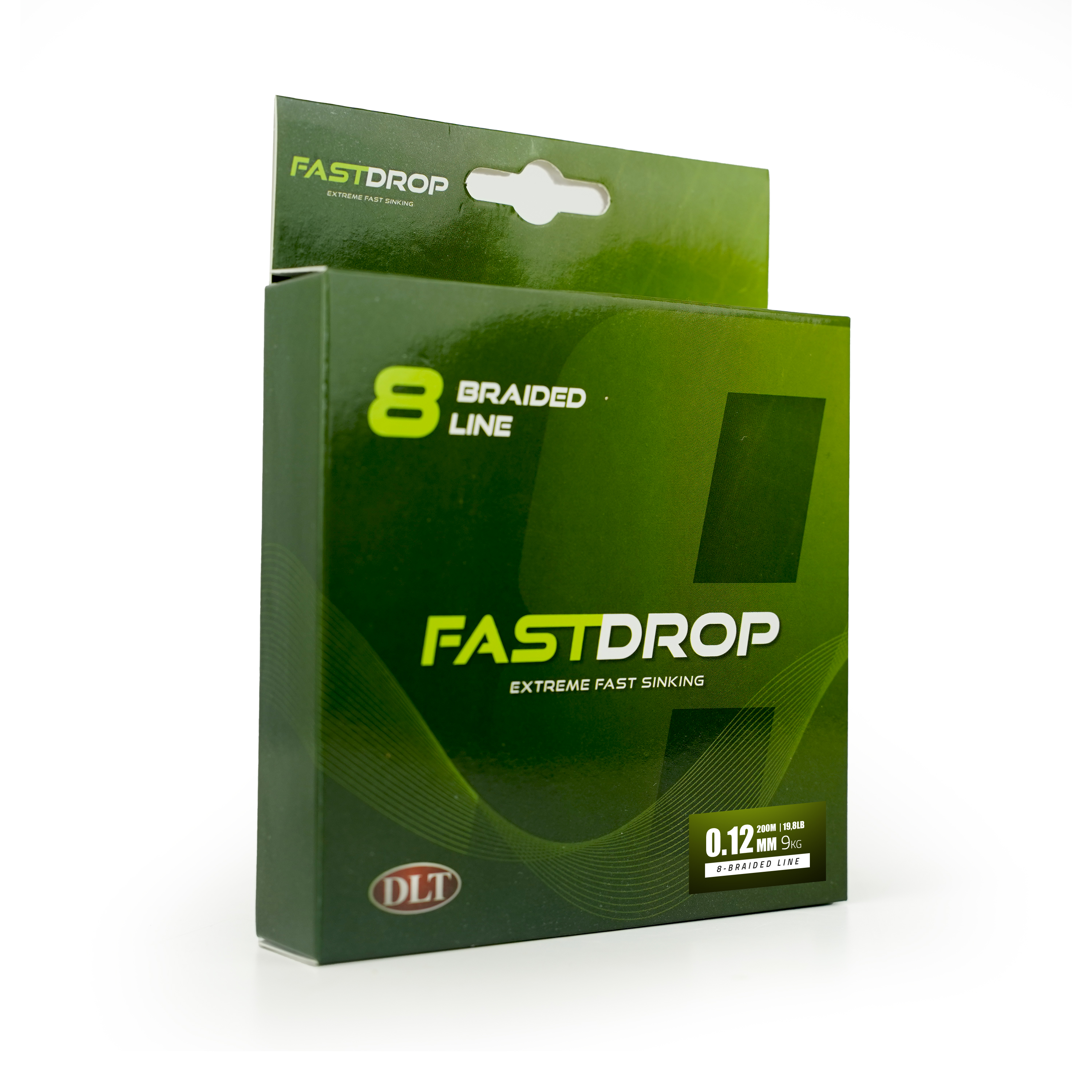 DLT FastDrop 8-Braid - Sinking - 200m - 0,16mm - Yellow - 11kg