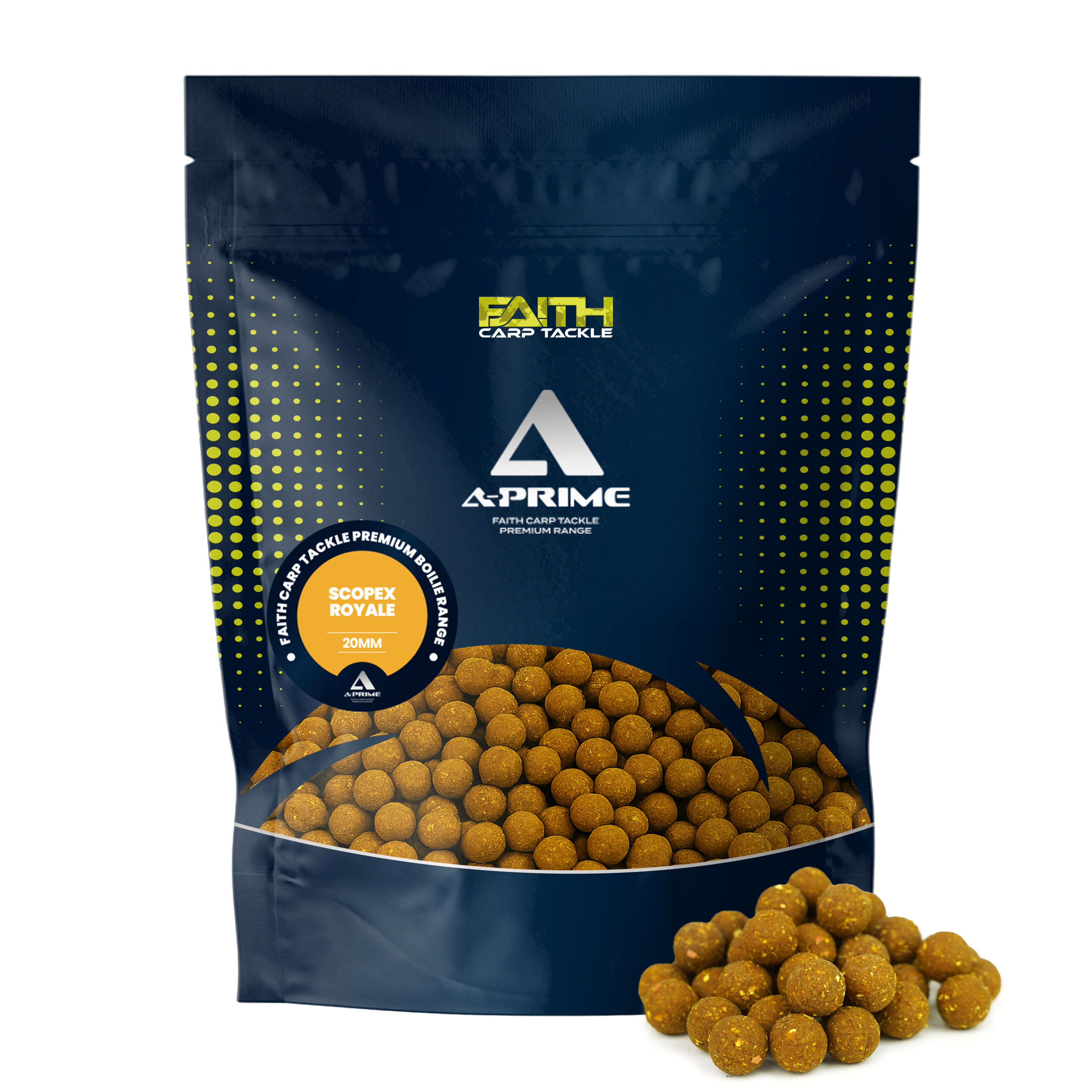 Faith A-Prime Boilie - 1kg - 16mm - Scopex Royale