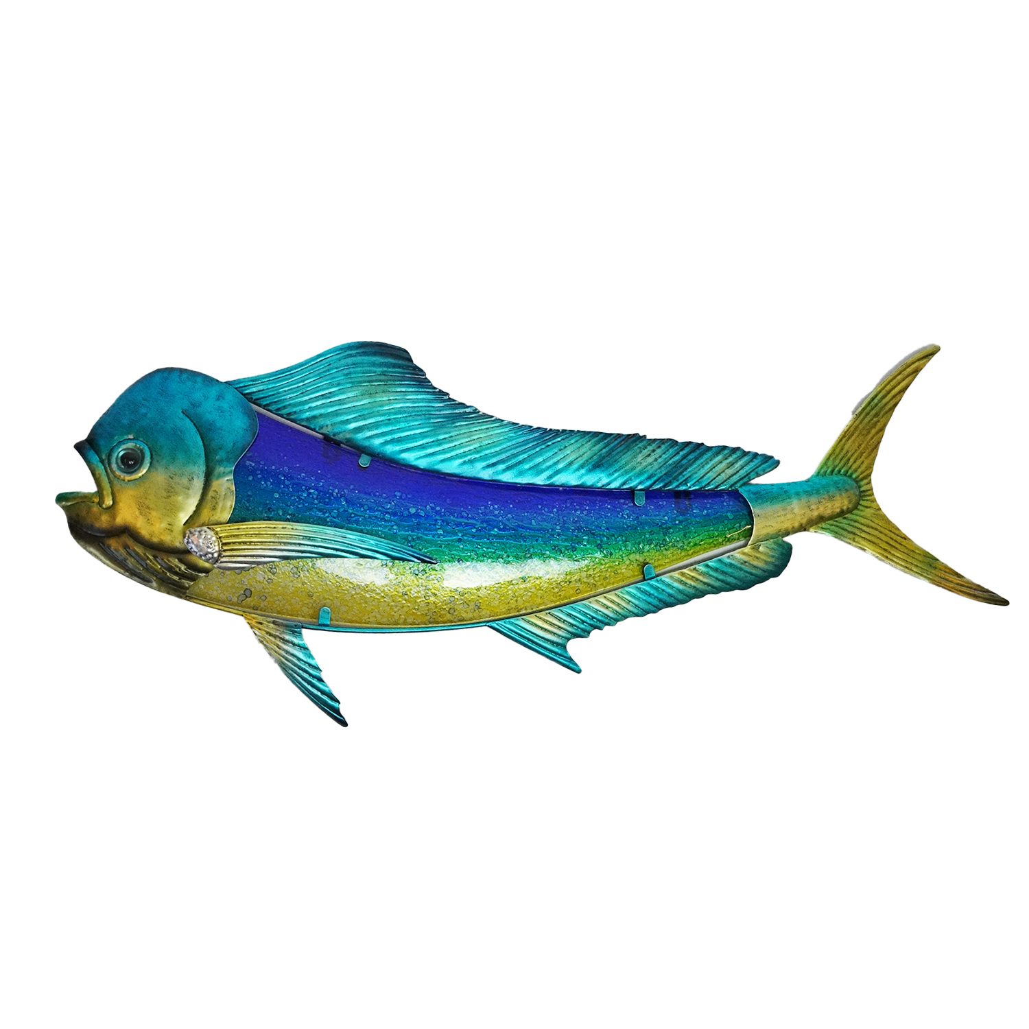 Eurocatch Dorado Décoration Murale 99cm Art 3D en Métal et Verre