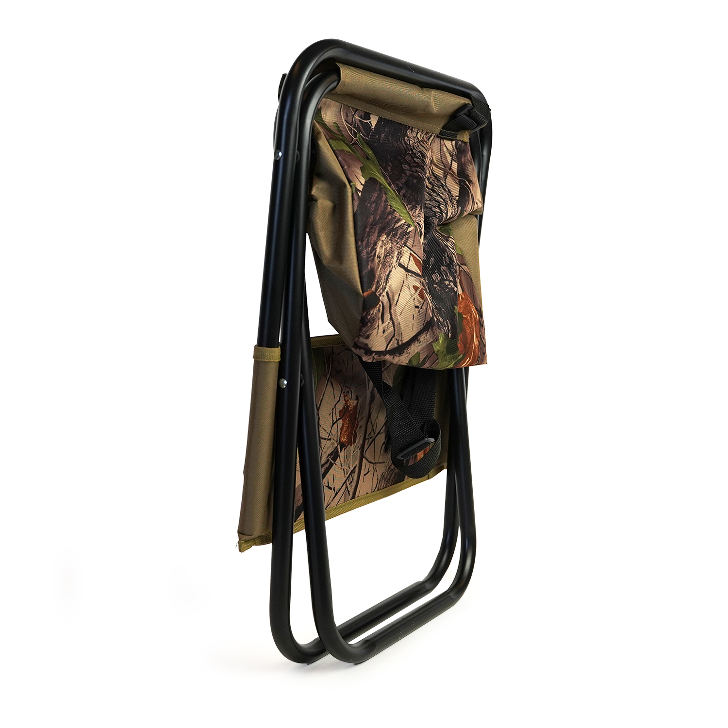 Chaise pliable Eurocatch - Tabouret de pêche - Avec sac et dossier - Camouflage