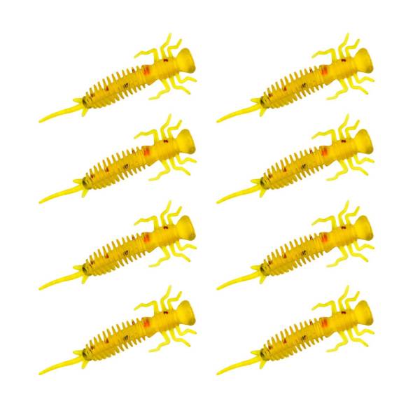Nymph Crawler - Olive Red FLK - 5cm - 8pcs
