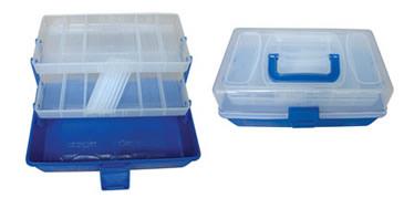 LFT Blue/Clear Top 2-Tray Tacklebox 29,4x18,7x15