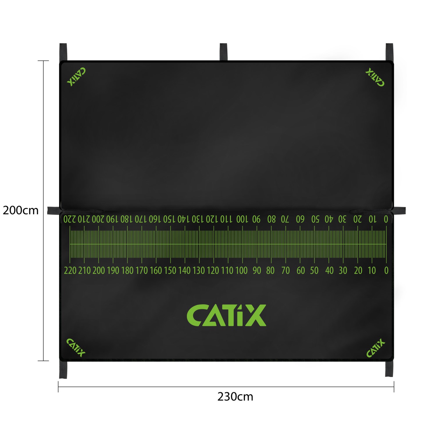 Catix Tapis de décrochage + Toise 230x200cm