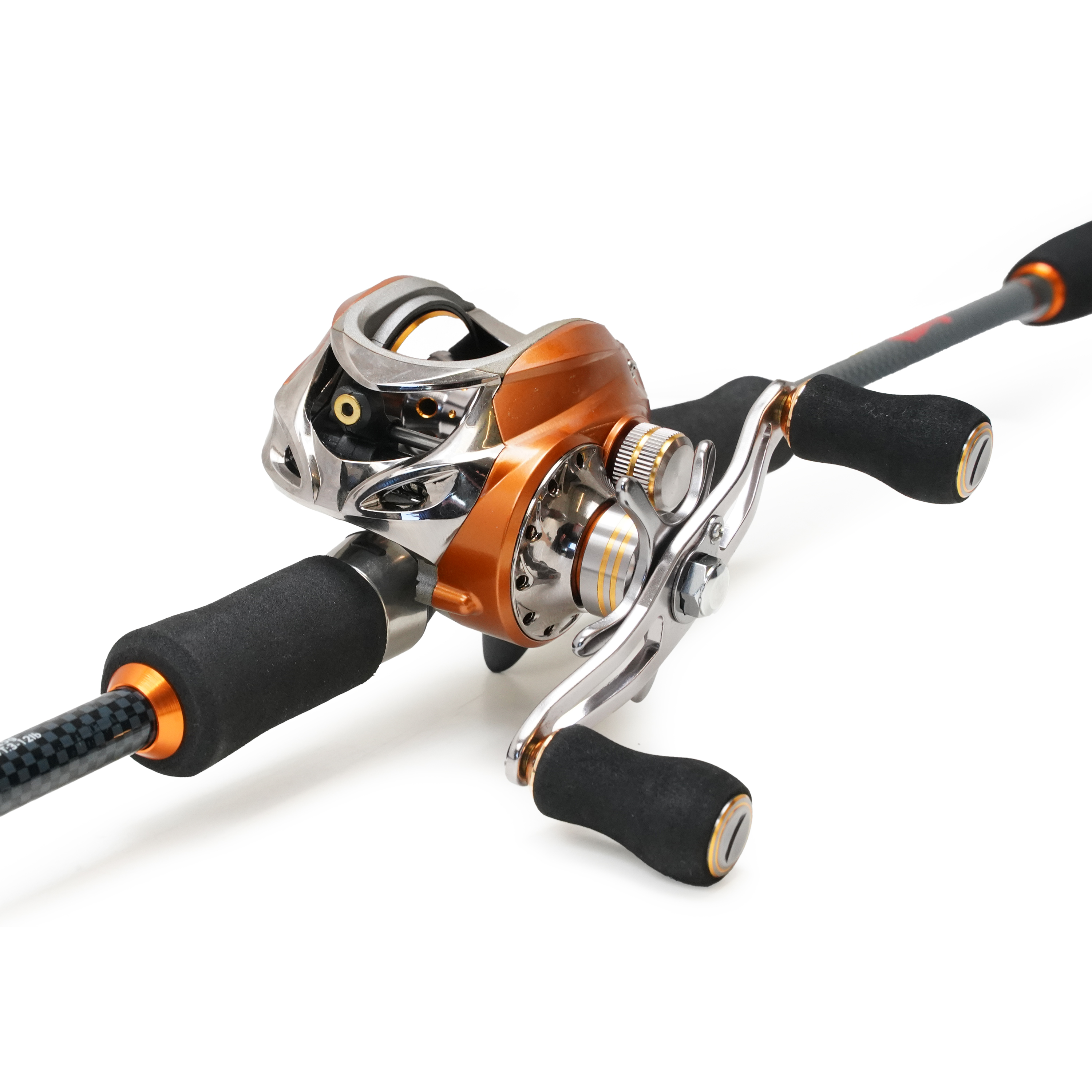 Eurocatch Baitcaster set 1,80m - avec 200 m de ligne tressée - Moulinet + Canne + Fil