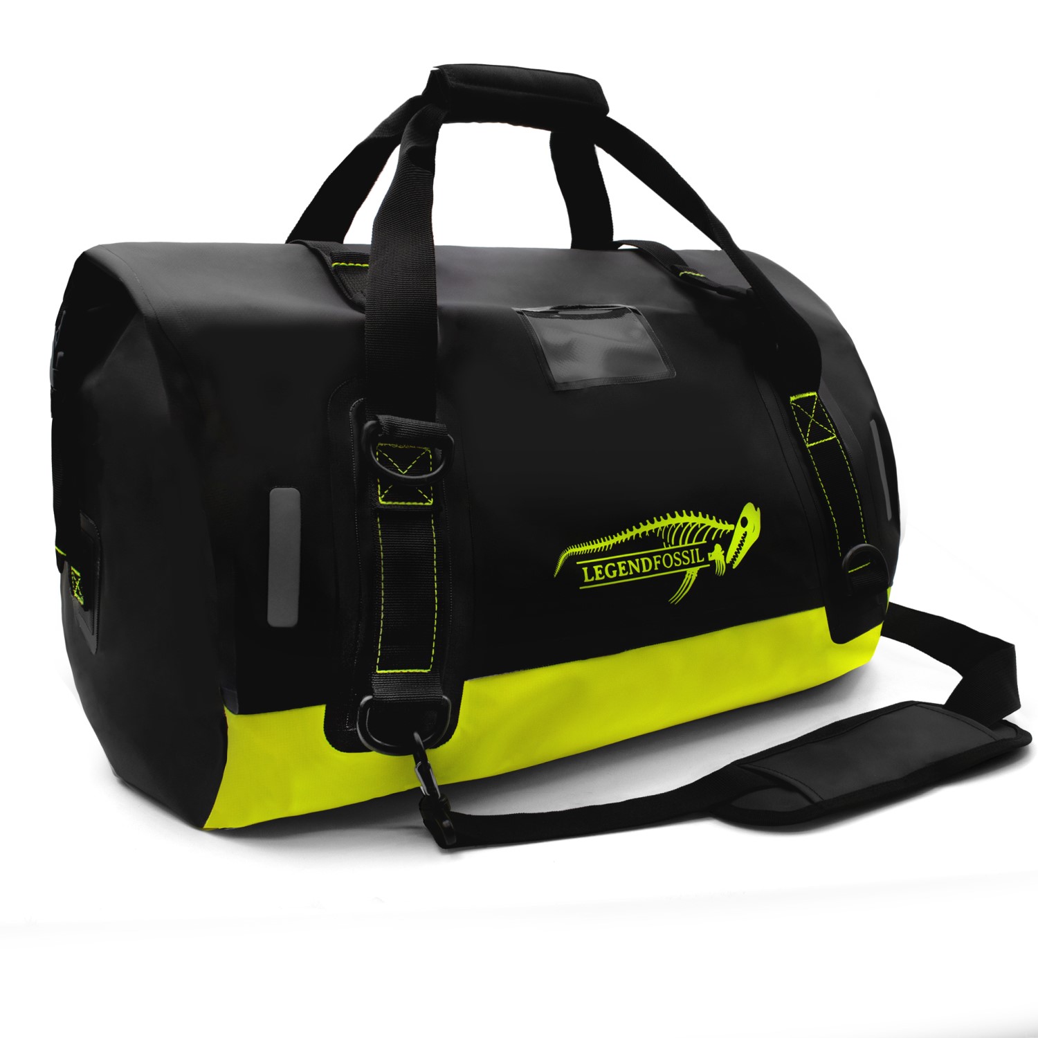 Legendfossil - Sac étanche - Sjømat - 30L - Noir - Duffel - Étanche - Drybag - Noir Jaune