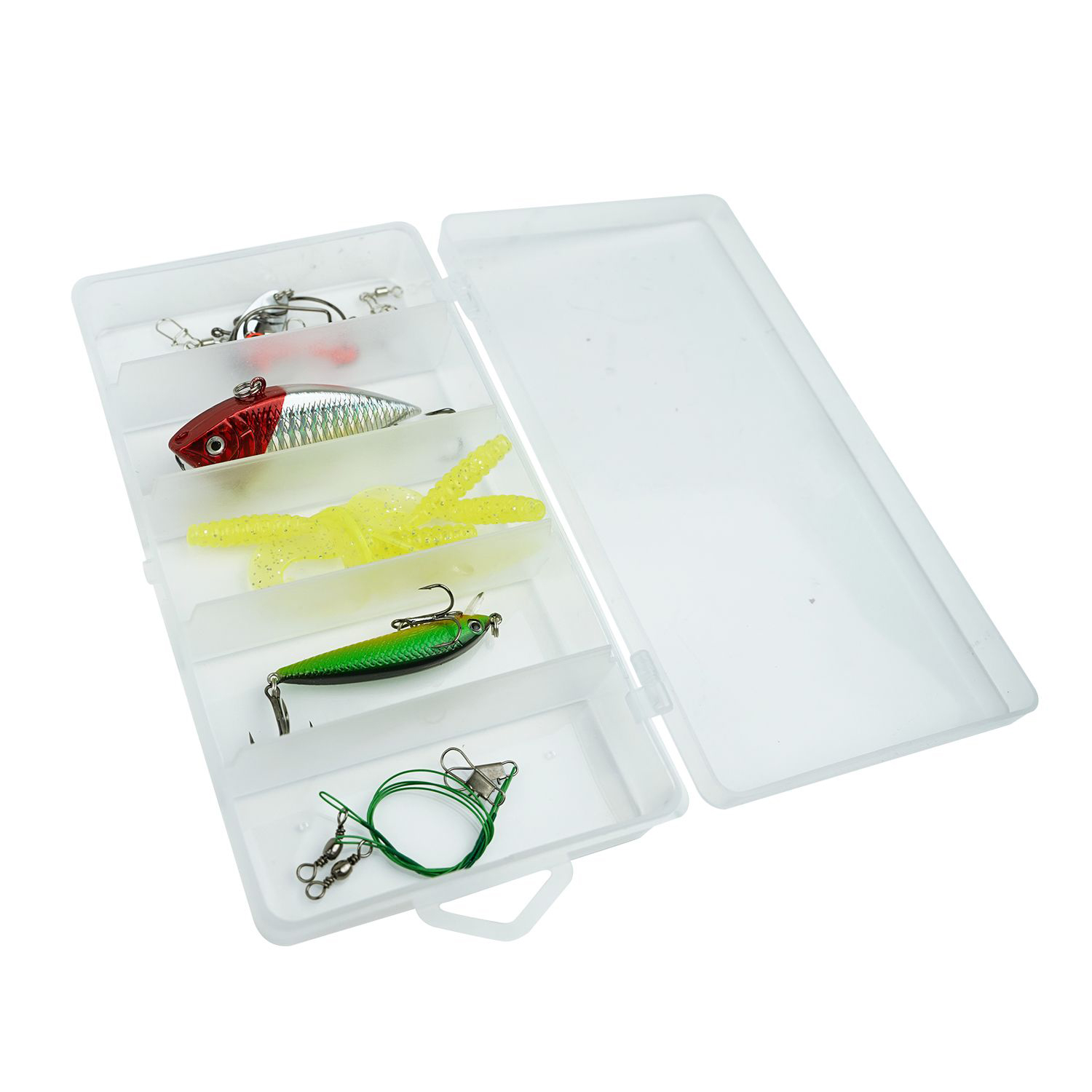 Fish-Xpro - Ensemble de Canne à Pêche Tout-en-Un - 2,10m - Moulinet avec Nylon - Epuisette 40x40 - Support de Canne - Boîte à Outils avec Accessoires