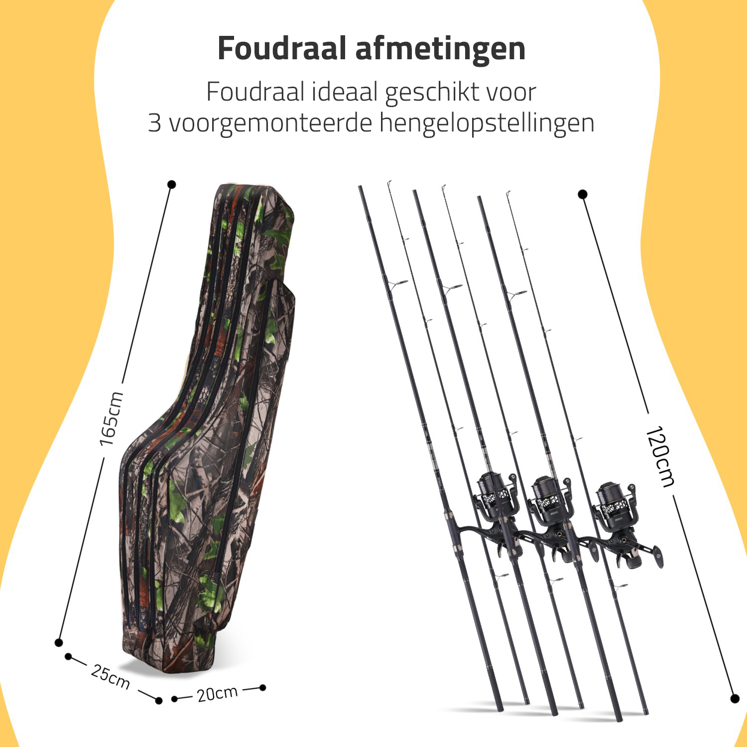Camo Rod Bag - Fourreau- 1.65m